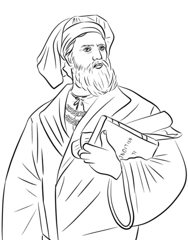 Marco Polo Coloring Page